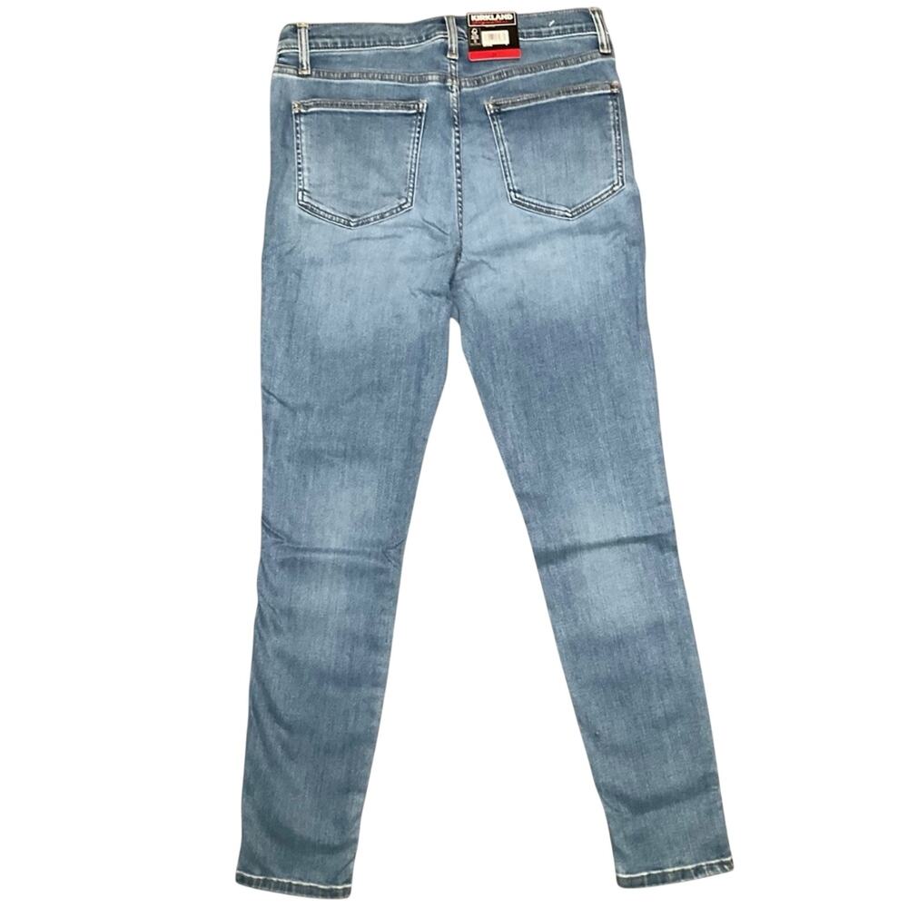 Kirkland Signature Women's Jeans Light Blue High Rise Stretch Size 8 NWT - Picture 4 of 9